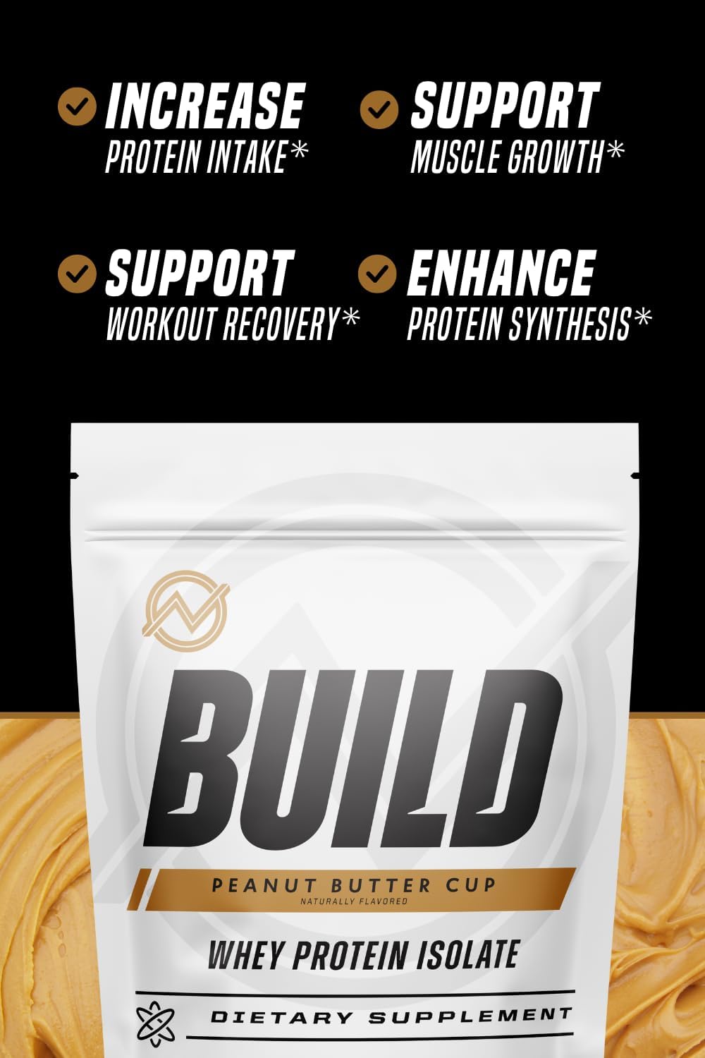 Outwork Nutrition Build Whey Protein – Polvo aislado de proteína de suero  Bajo en lactosa, proteína en polvo sin gluten para el crecimiento