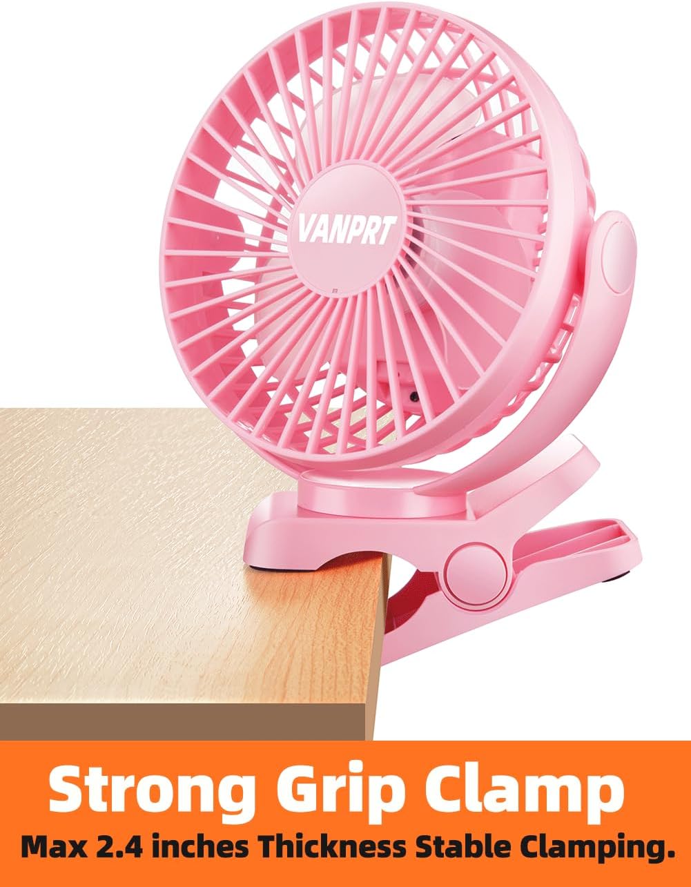 Ventilador de escritorio alimentado por USB de 6 pulgadas, pequeño pero potente, ventilador de oficina, ventilador personal, ventilador portátil