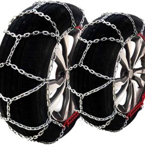 Cadenas de nieve, cadenas de neumáticos para SUV, automóviles, sedán, automóviles familiares, camiones pesados para hielo, nieve, barro, arena (2 Cadenas de nieve, cadenas de neumáticos para SUV, automóviles, sedán, automóviles familiares, camiones pesados para hielo, nieve, barro, arena (2
