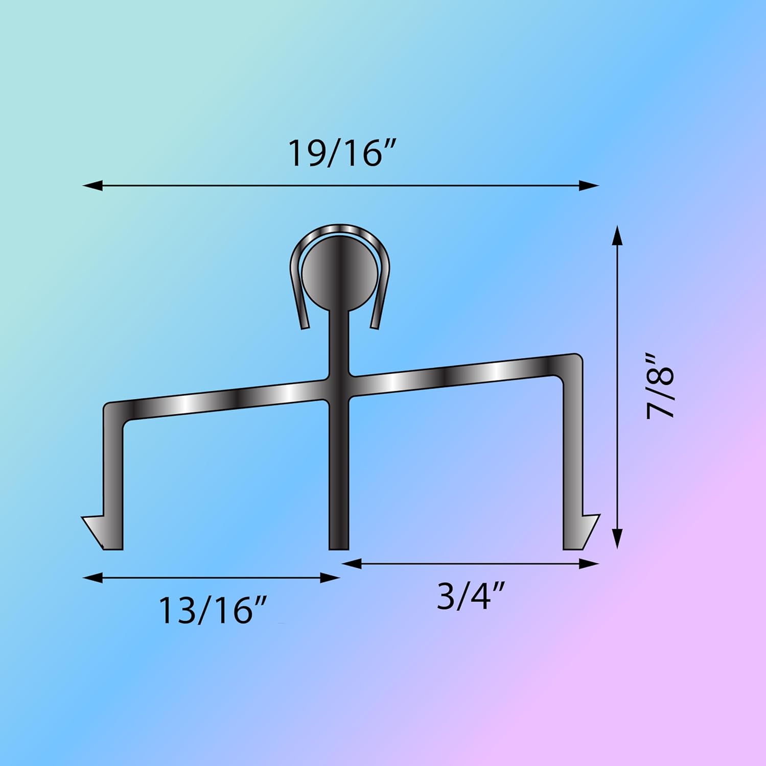 KC Hardware – Riel de puerta corrediza de vinilo de alta calidad, riel de puerta corredera de vidrio ideal con cubierta de acero inoxidable que