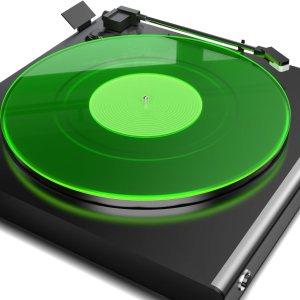 Alfombrilla para tocadiscos para tocadiscos, tapete de vinilo acrílico Greenlit para tocadiscos, antiestático, más apretado y bajo definido, verde Alfombrilla para tocadiscos para tocadiscos, tapete de vinilo acrílico Greenlit para tocadiscos, antiestático, más apretado y bajo definido, verde