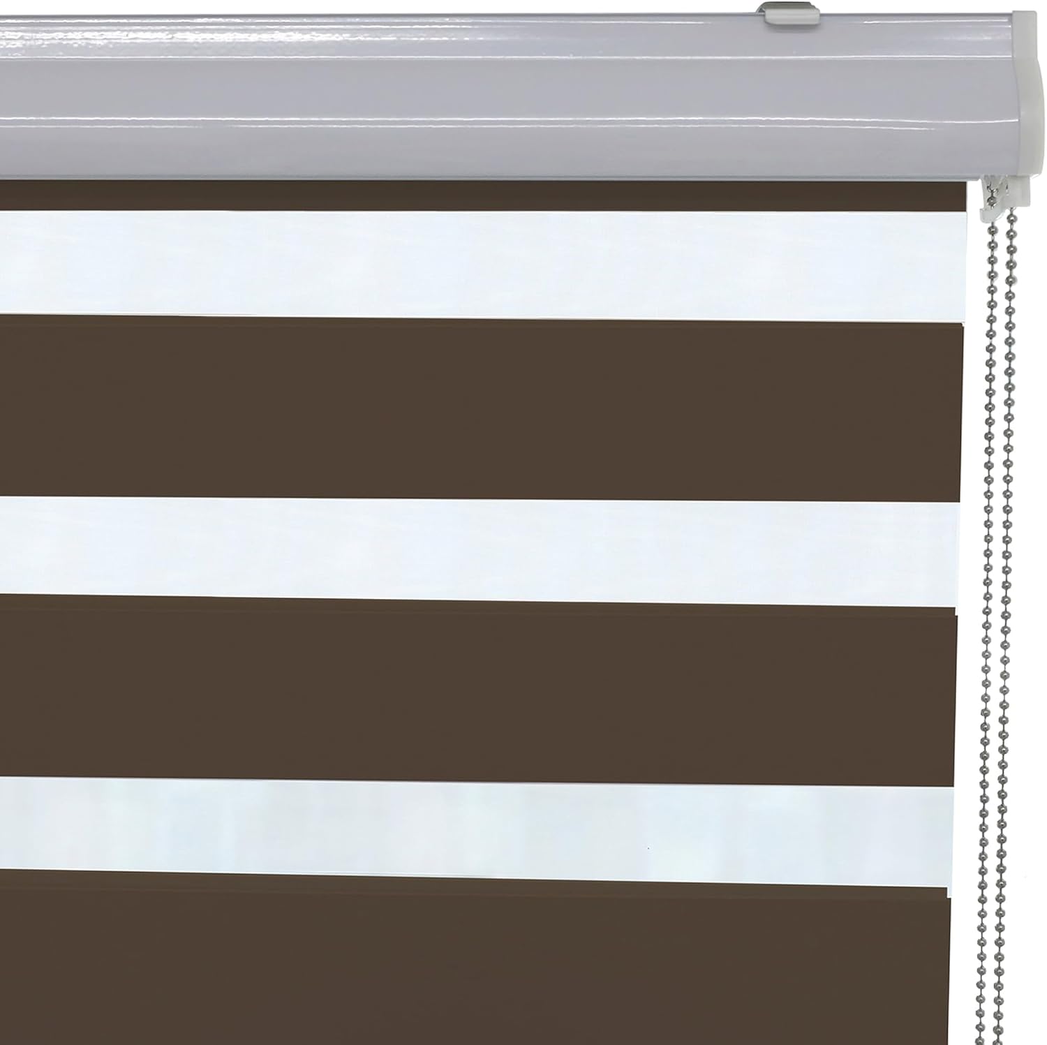 SHECUTE Persianas tipo cebra para ventanas, 42 x 72 pulgadas, cortinas enrollables opacas con filtro de luz, para sala de estar, dormitorio, cocina,