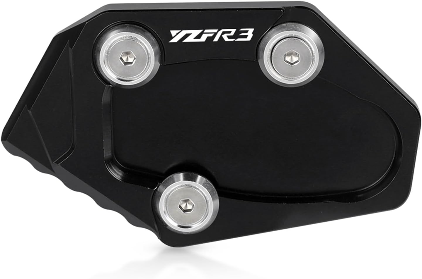 CNC aluminio Motorcycle Kickstand Foot Side Stand Extension Pad Support Plate Enlarge for Yamaha MT-03 MT03 ABS 2016-2023 (Color  Blue YZFR25)