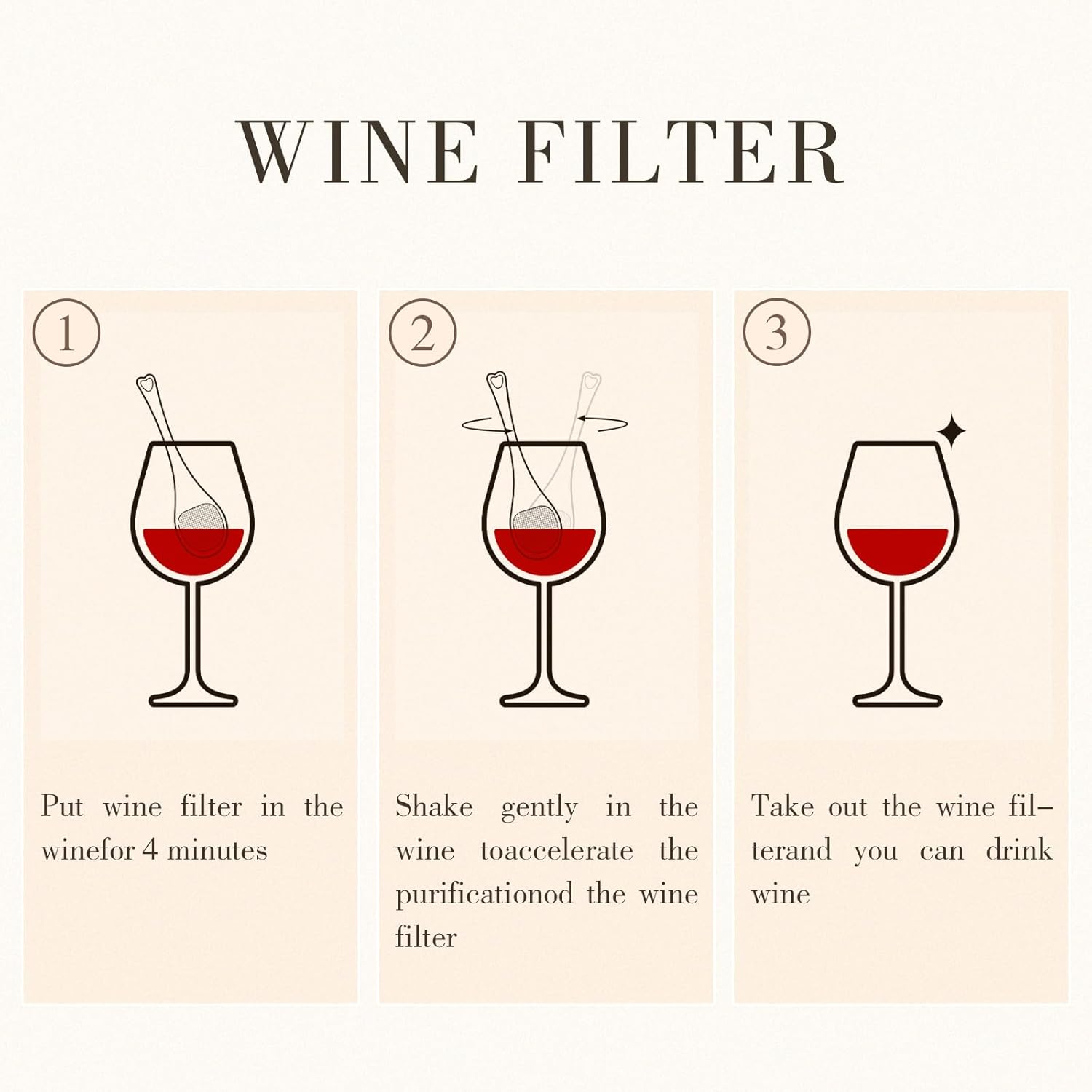 All-Natural Red Wine Purifier (8 Pack) Effectively Removes Sulfite and Histamine to Prevent Red Wine Headaches, Nausea, Hangovers, and Allergies –
