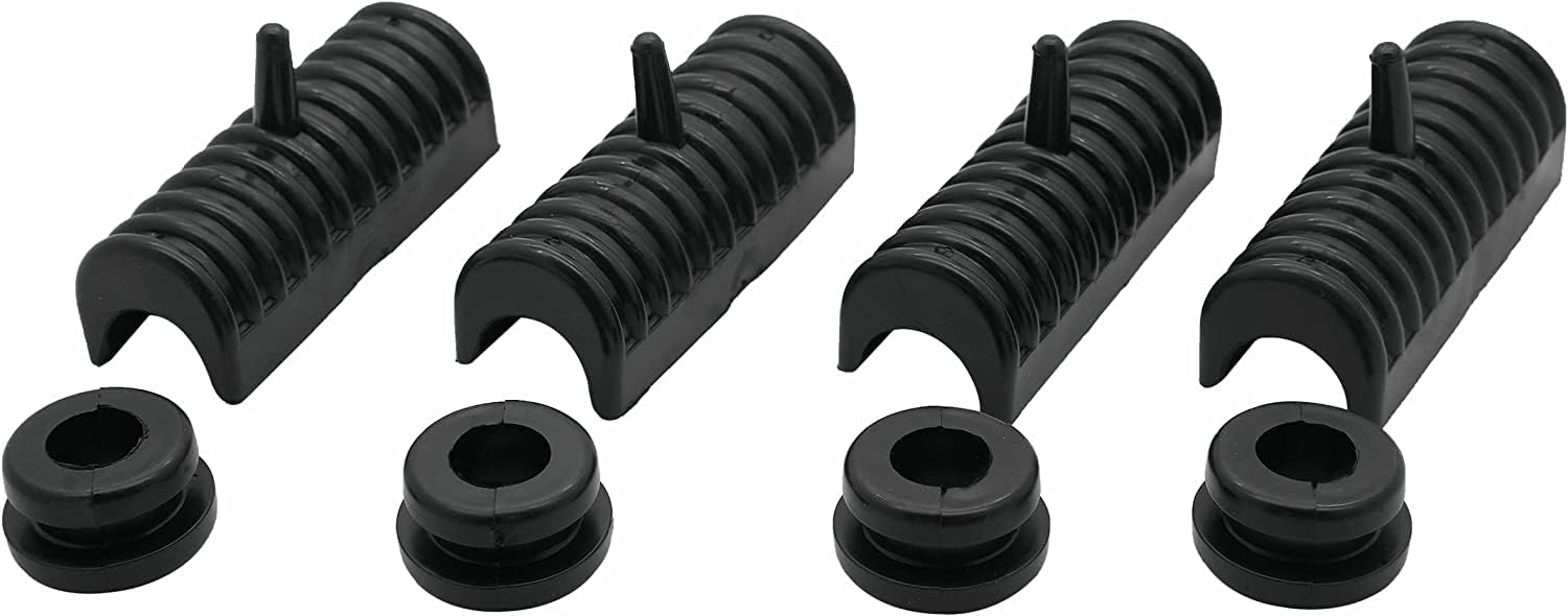 SWESGI Cojines de goma para alforjas rígidas para Harley Touring Street Glide Road King Glide Electra (1996-2013)