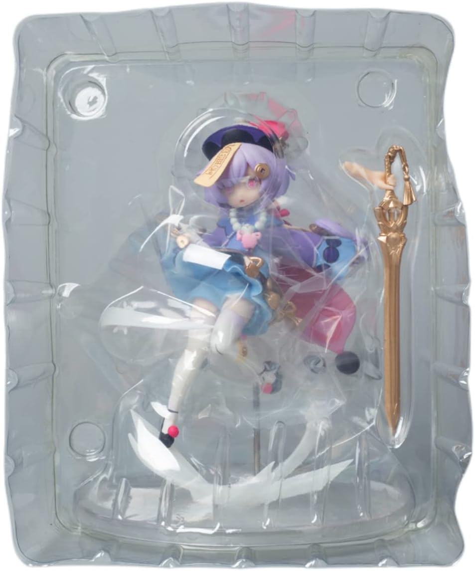 Genshin-Impact 2nd Qiqi Flying Posture Combat Pose Figuras de acción de PVC Figuras de acción de animación Estatua de personaje de animación,