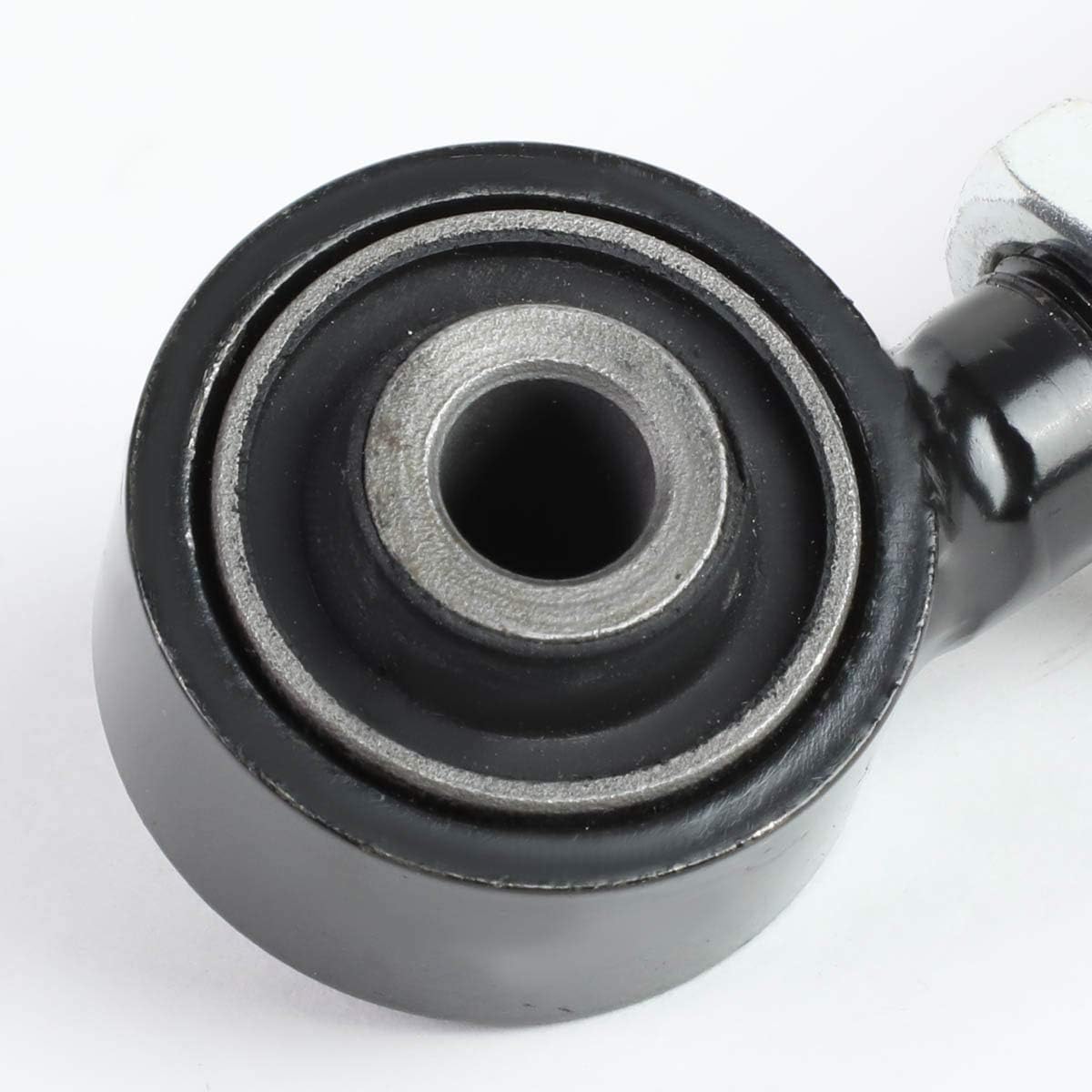 Kit de ajuste de dedo inferior trasero de aluminio brazos de control negros compatibles con Civic Integra CRX Del Sol