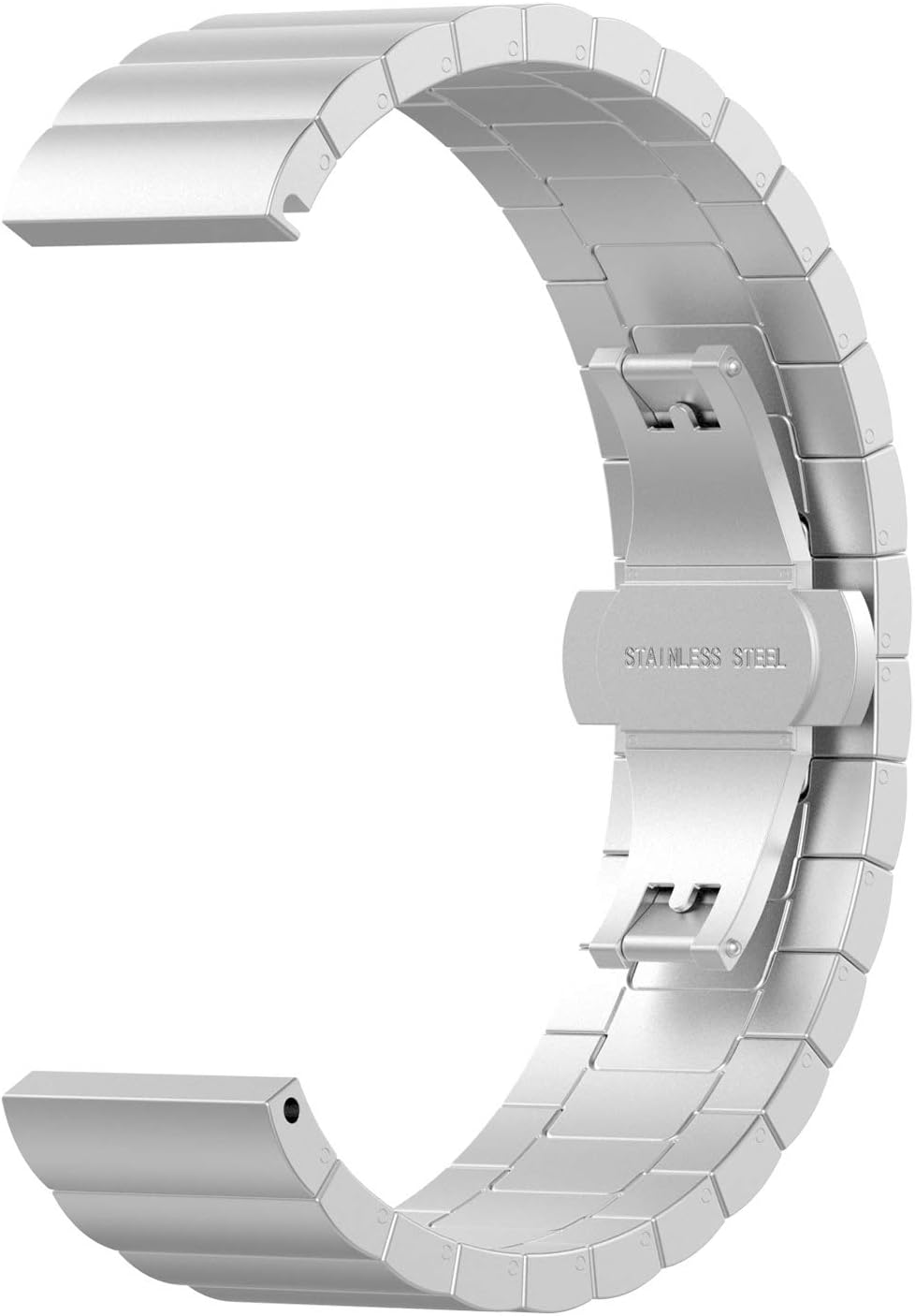Senter Bandas de acero inoxidable de 0.787in y 0.866in para reloj inteligente Huawei Watch GT2 1.654inGT3 1.811inGT2 1.811inGT 1.811in (hebilla de