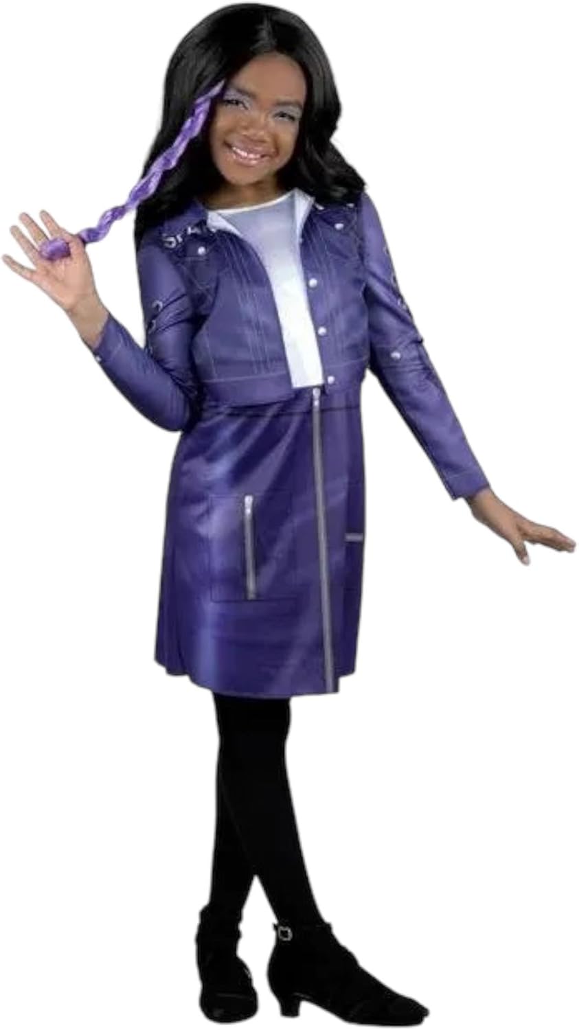 Jazwares Krystal Bailey Rainbow High – Disfraz unisex para Halloween con vestido, extensión de pelo