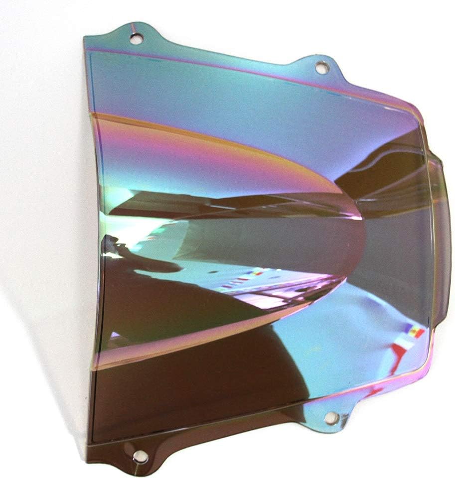 Motorcycle Windshield Motorcycle Part Double Bubble Iridium WindshieldWindscreen Compatible with CBR 600 RR F5 2013 2014 2015 2016 13-16