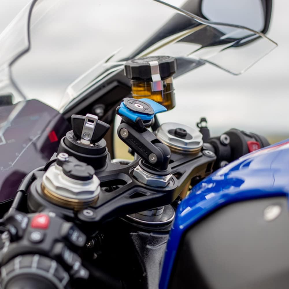Quad Lock Kit de montaje de motocicleta con vástago de horquilla para iPhone 14 Pro