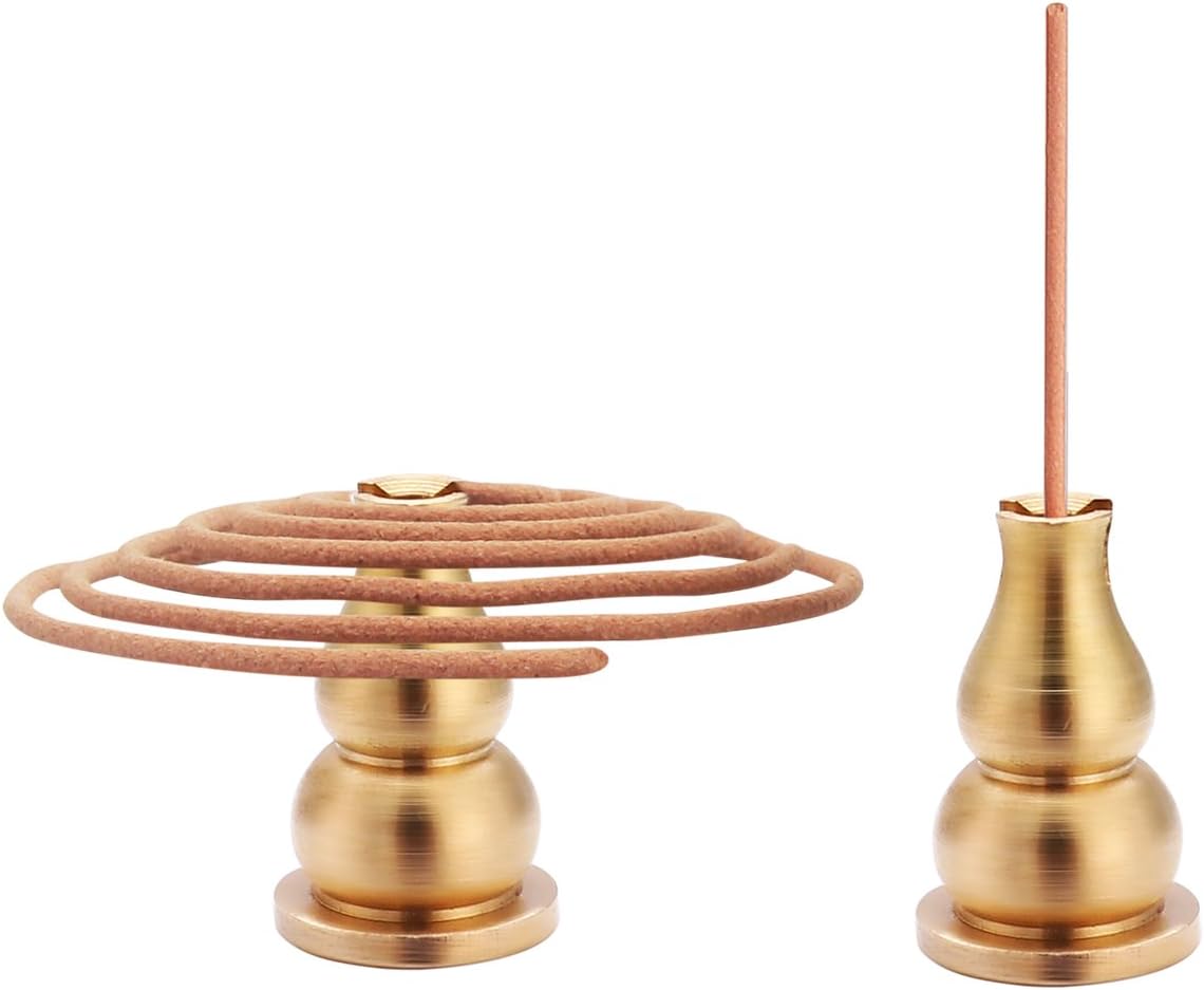 Quemador de incienso de latón, soporte para cono de incienso, soporte de bobina de incienso, soporte para barra de incienso, 3 estilos.