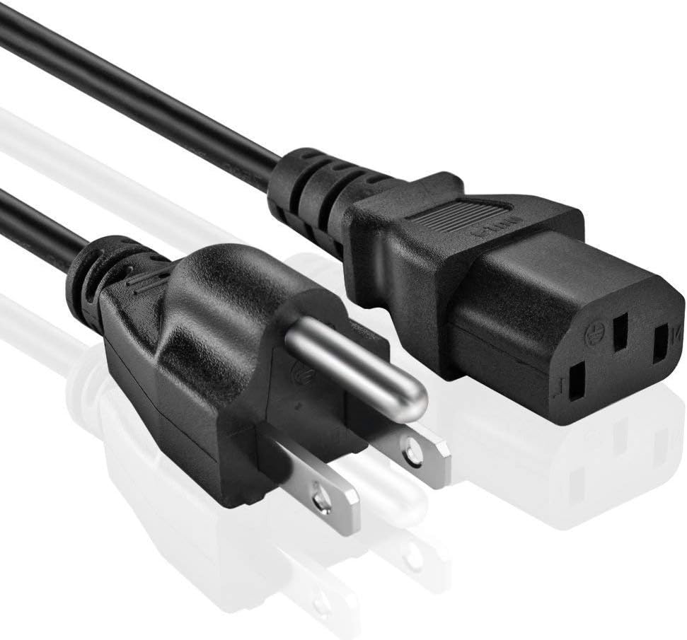 Listado UL OMNIHIL Cable de alimentación ACDC de 8 pies de largo compatible con la máquina masajeadora de pies TISSCARE