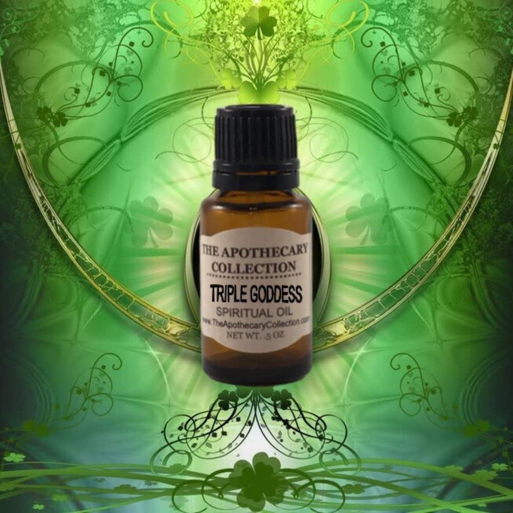 TRIPLE GODDESS Celtic Spiritual Oil (aceite) for Hoodoo, Voodoo, Santeria, Wicca, Rootwork, & Spells