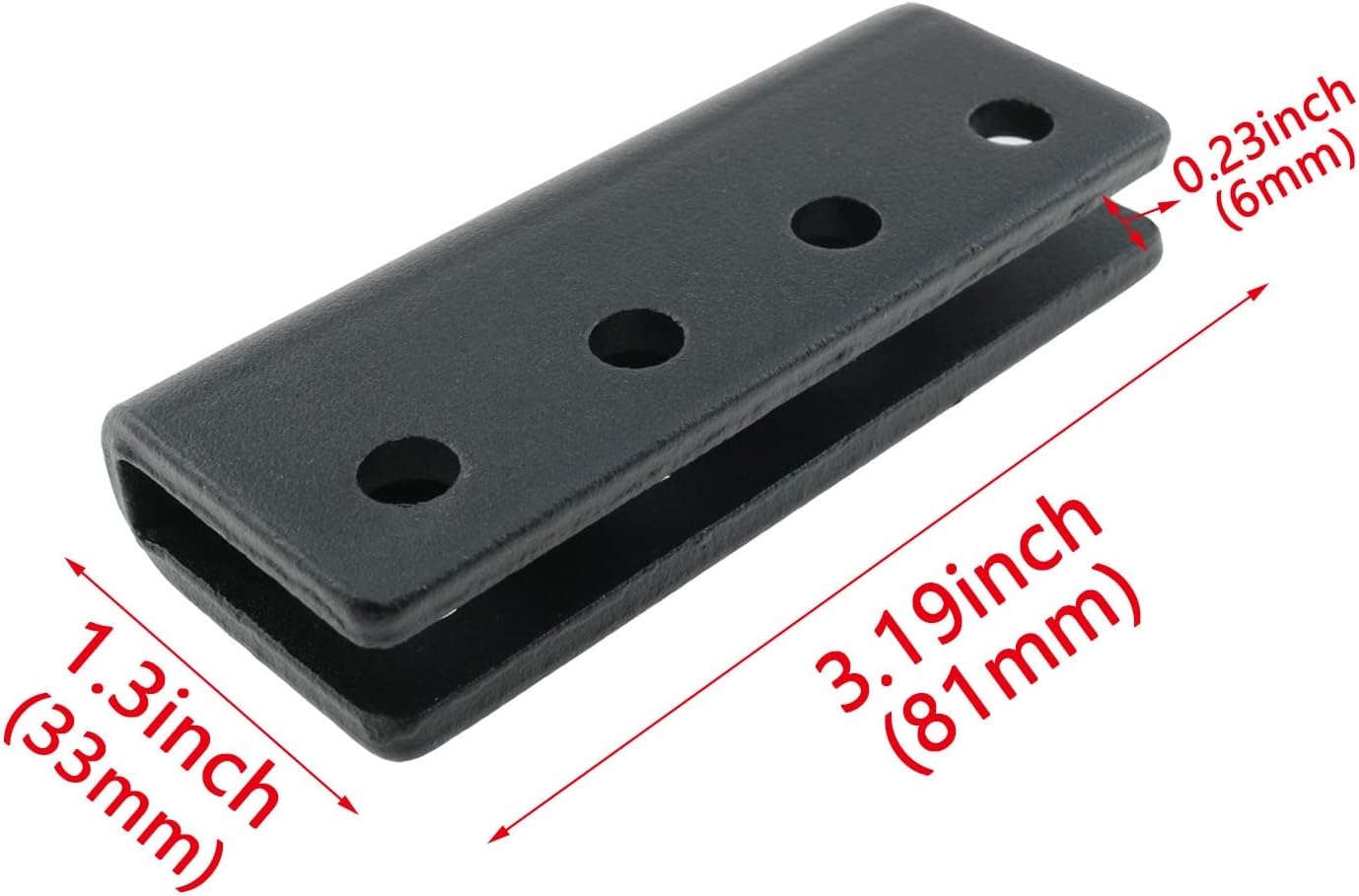 Bi Parting – Conector de hardware para puerta corrediza de granero para pista plana de 1 916 pulgadas, adaptador de riel de hardware para puerta