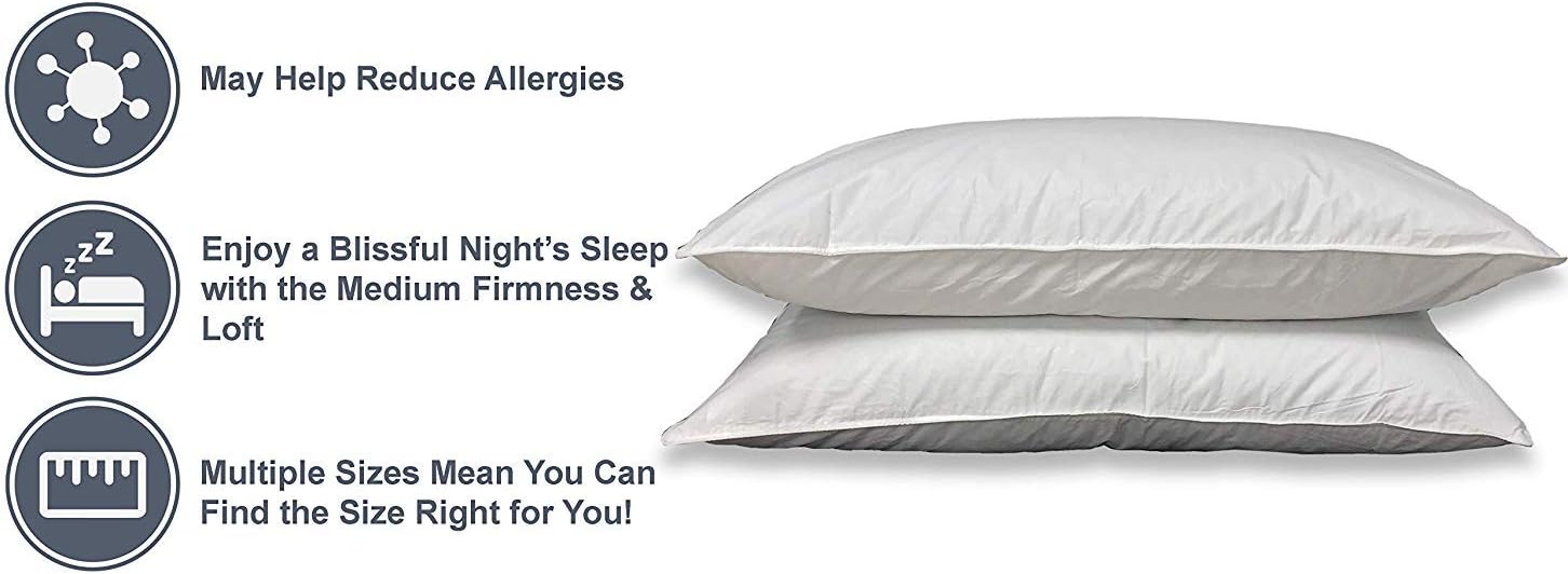 Pillowtex Similar a Restful Nights Conformidad Supreme Almohadas – Estándar