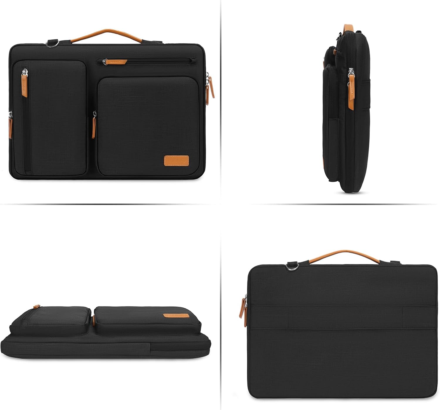 MOSISO Bolsa de hombro protectora 360 para laptop, bolsa de computadora de 15 a 15.6 pulgadas compatible con MacBook Pro 16, HP, Dell, Lenovo, Asus,