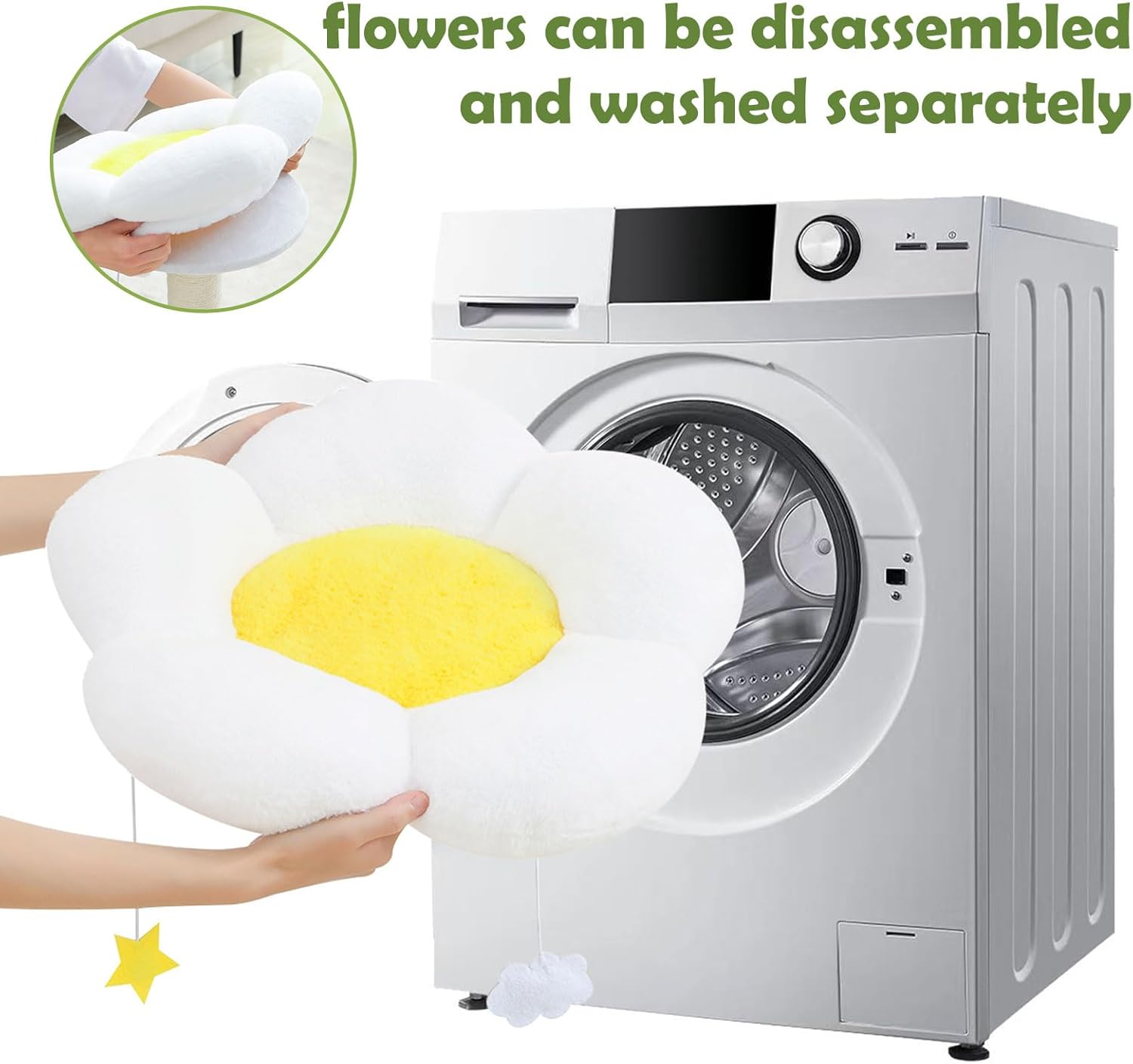 Hovicaed Lindo poste rascador para gatos, árbol de flores para gatos de interior, rascador de gatos con cama, postes de sisal para rascar, cama para
