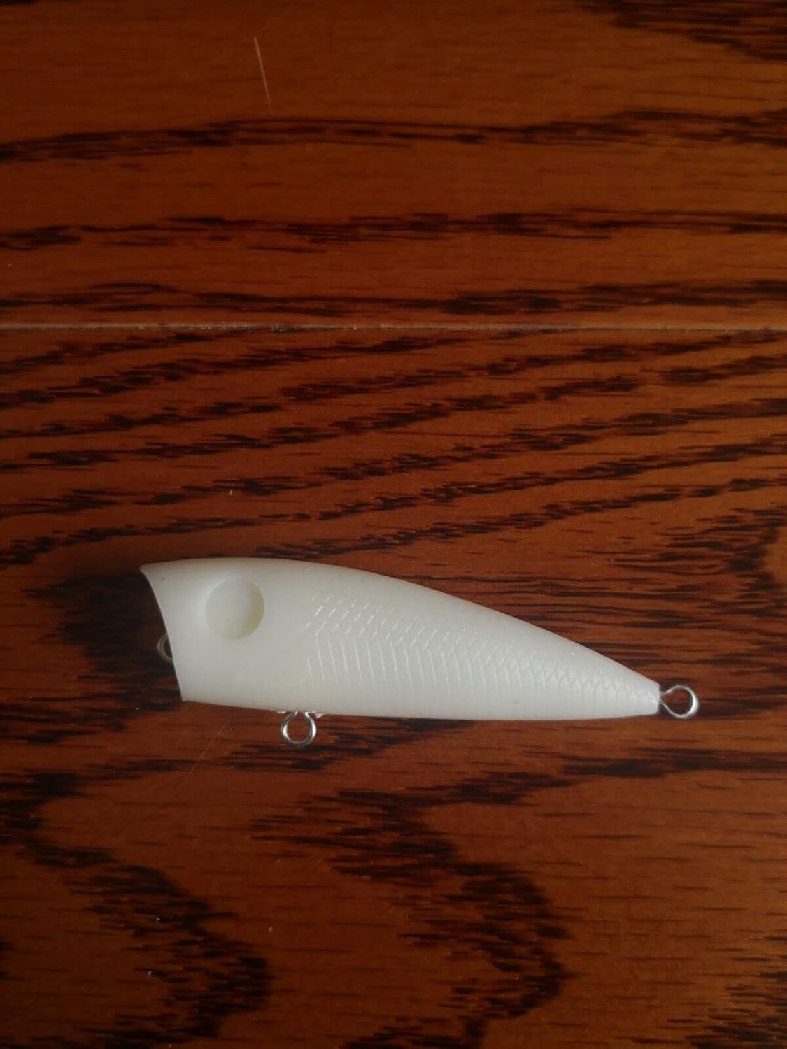 10 Uds. sin pintar Pencilbait Popper sin labios 2.5 in 0.19 oz con libre 3D pesca ojo crankbait cebos simulación cuerpo blanco claro duro claro