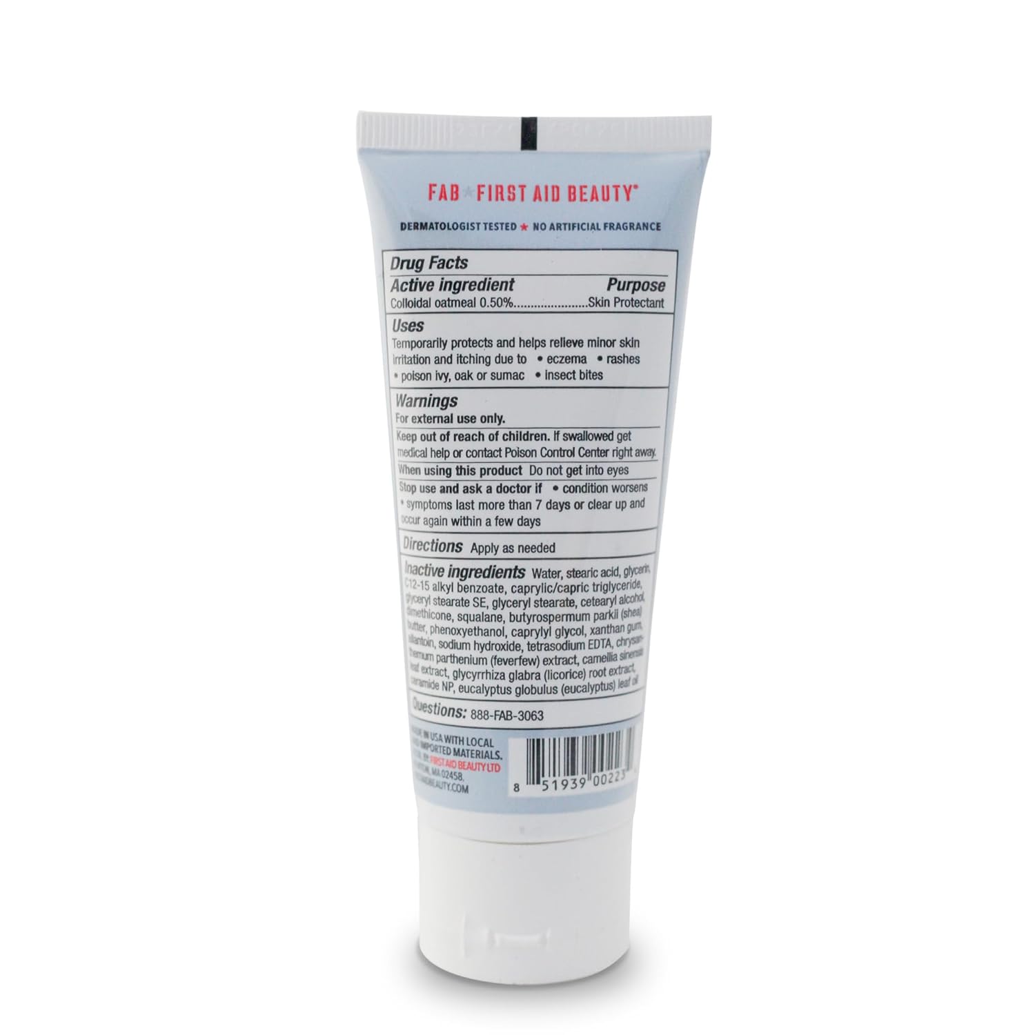 First Aid Beauty Ultra Repair Cream Hidratante Intensa Hidratante para Cara y Cuerpo – 12 oz.