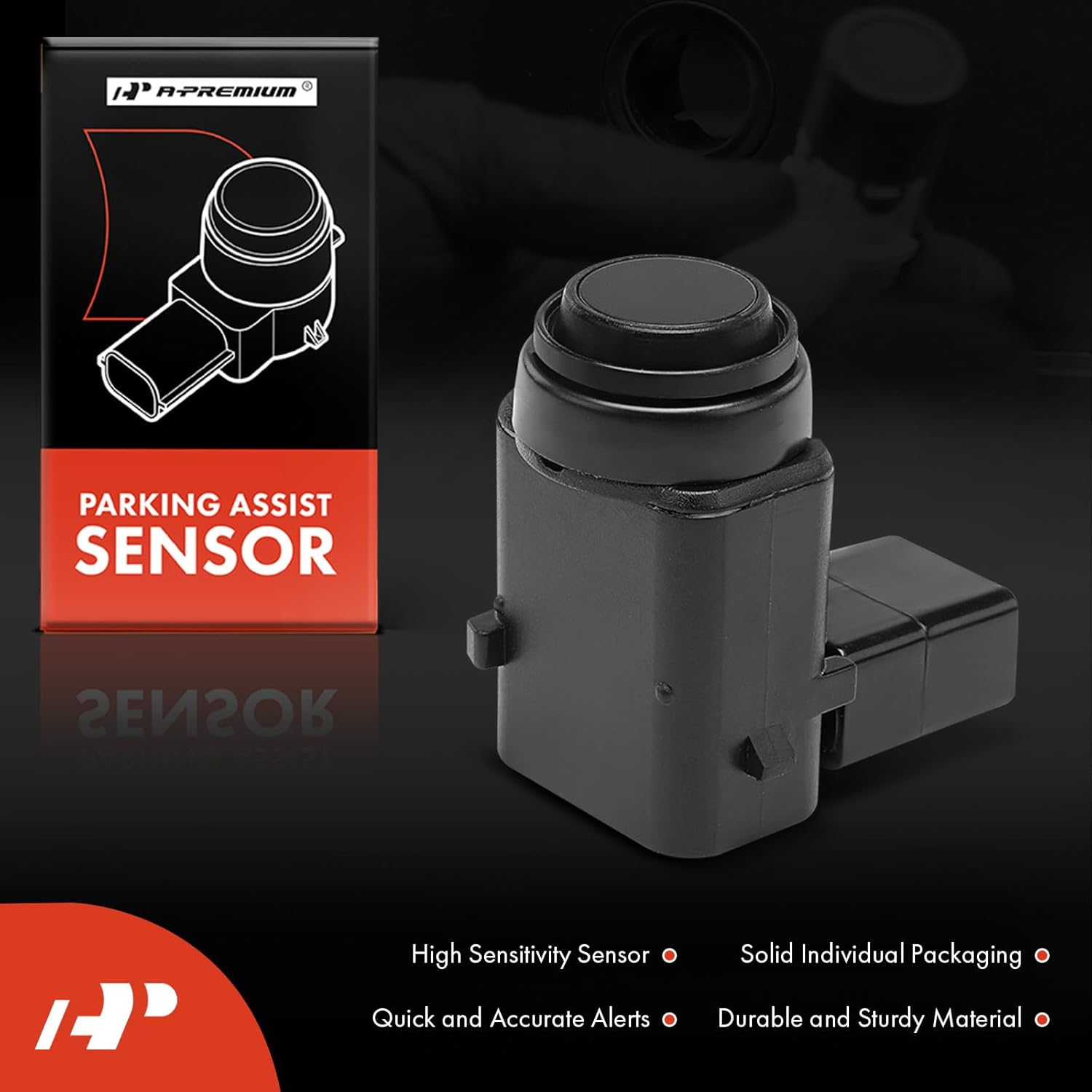 A-Premium Sensor de asistencia de estacionamiento de respaldo reverso compatible con modelos seleccionados de Volkswagen Jetta 2005-2008, Jetta City