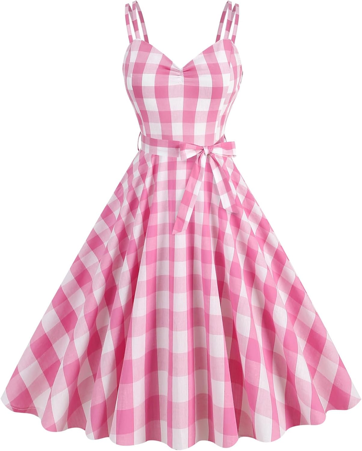 Vestido vintage de los años 50 Audrey Hepburn para mujer, estilo halter, a lunares, retro, rockabilly de los años 50 y 60, para cóctel, fiesta,