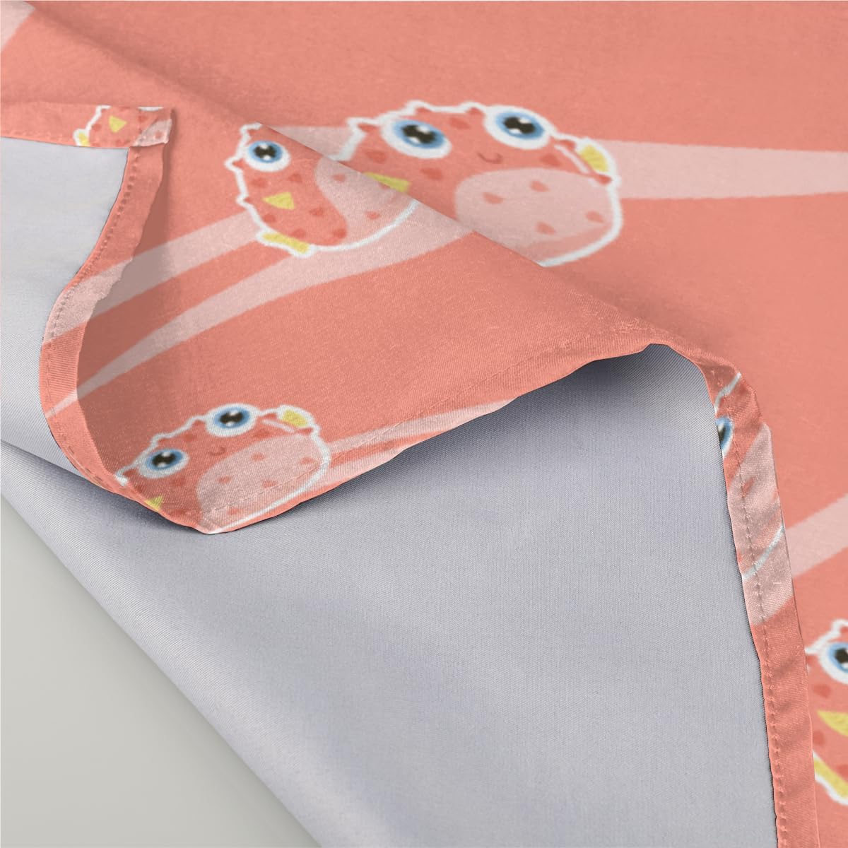 Cloth Napkins Set of 6 Cute Fish 20×20 Inch Cloth Napkins Pink Cartoon Fish Washable Reusable Kitchen Dinner Napkins Table Decor for Wedding,