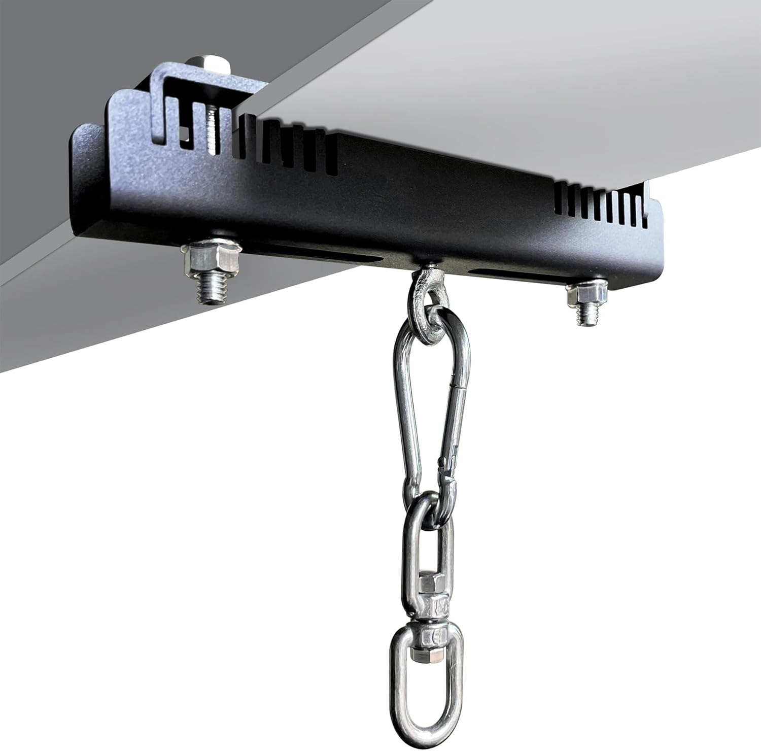 KSWLOR Soporte de abrazadera de haz resistente, soporte de bolsa pesada, rotación de 360 adecuado para abrazaderas y perchas de haz I o H para saco