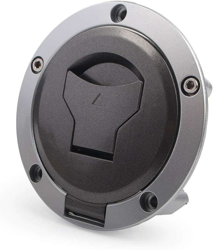 Three T Tapa del depósito de combustible de gasolina con llaves de montaje compatible con Honda Grom 125 2016-2019, CBR1000RR Fireblade 2018-2019