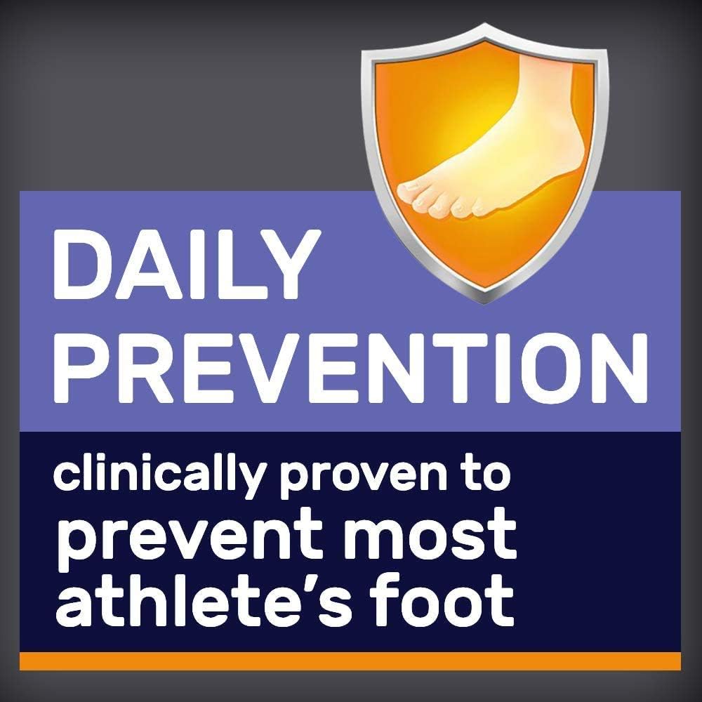 Lotrimin Athlete’s Foot Daily Prevention – Botella de polvo medicada para pies, 3 onzas, paquete de 4