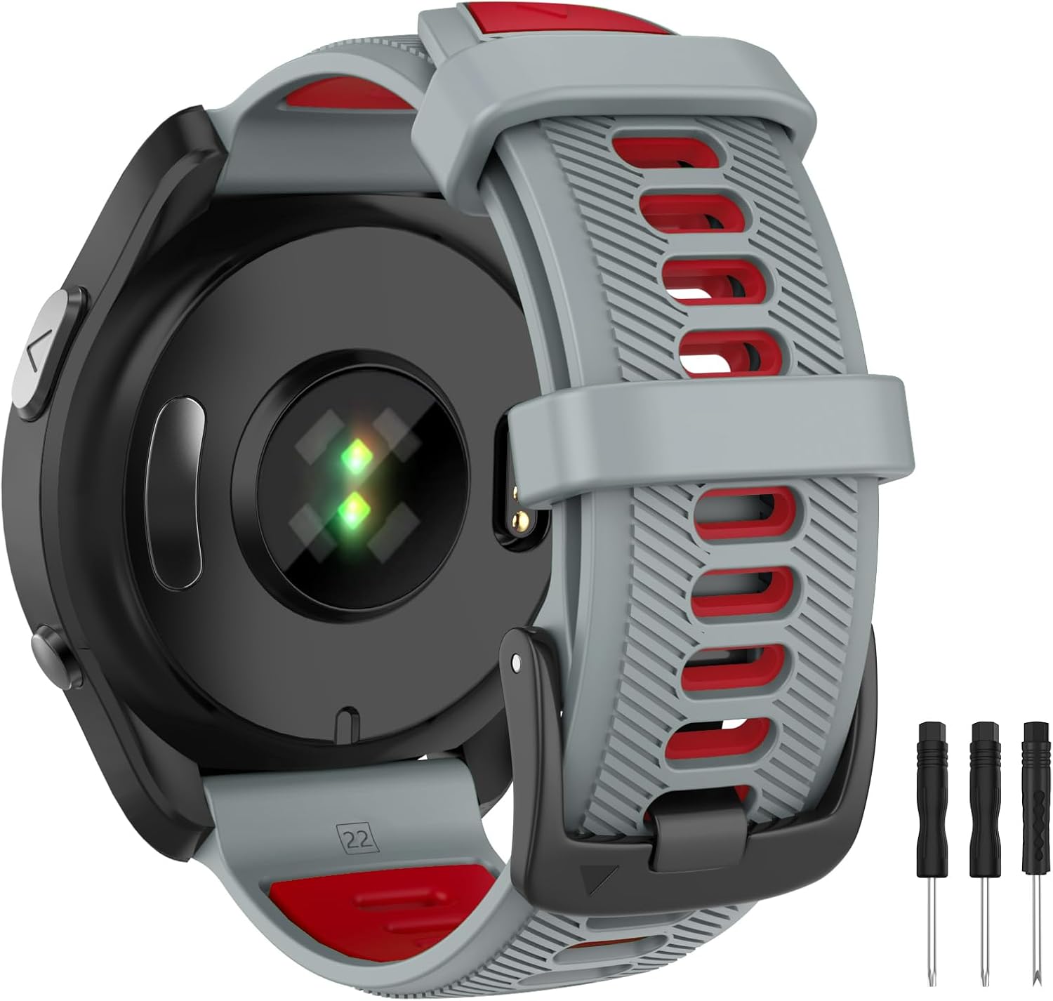 OVERSTEP Compatible con Garmin Forerunner 965, 955, 945, 935, bandas intercambiables de 0.866 pulgadas de ancho para Fenix 7, Fenix 6 GPS, Fenix 5