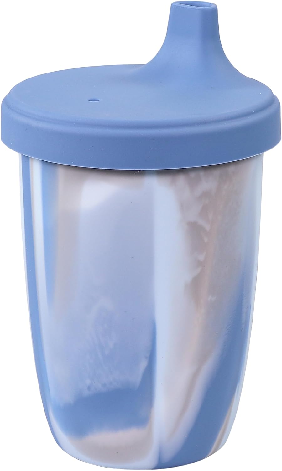 Re-Play Sustainables – Vaso de silicona para niños pequeños, 8 onzas, fabricado con silicona platino de grado médico, nube