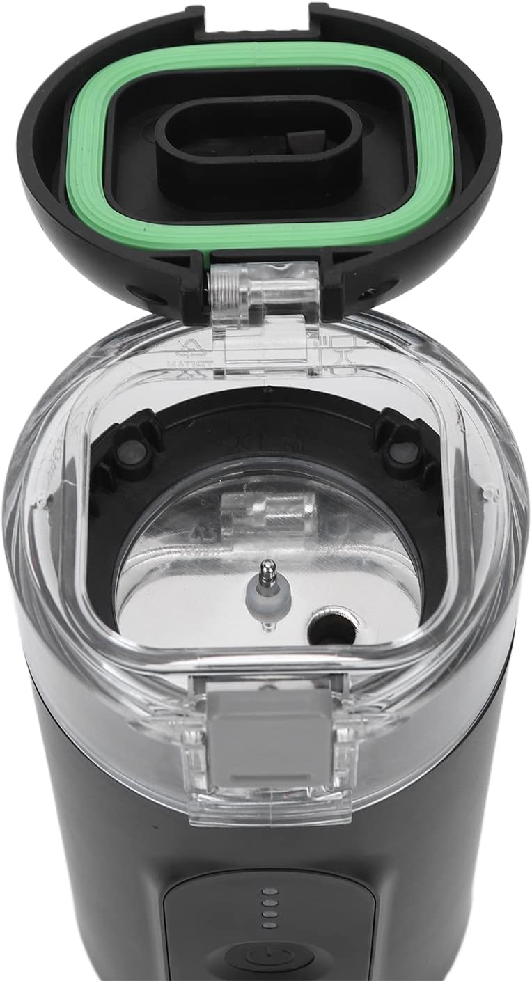 TOPINCN Cafetera portátil, cafetera de viaje a presión de 18 bares, compatible con cápsula y carga USB de tierra para viajes, oficina