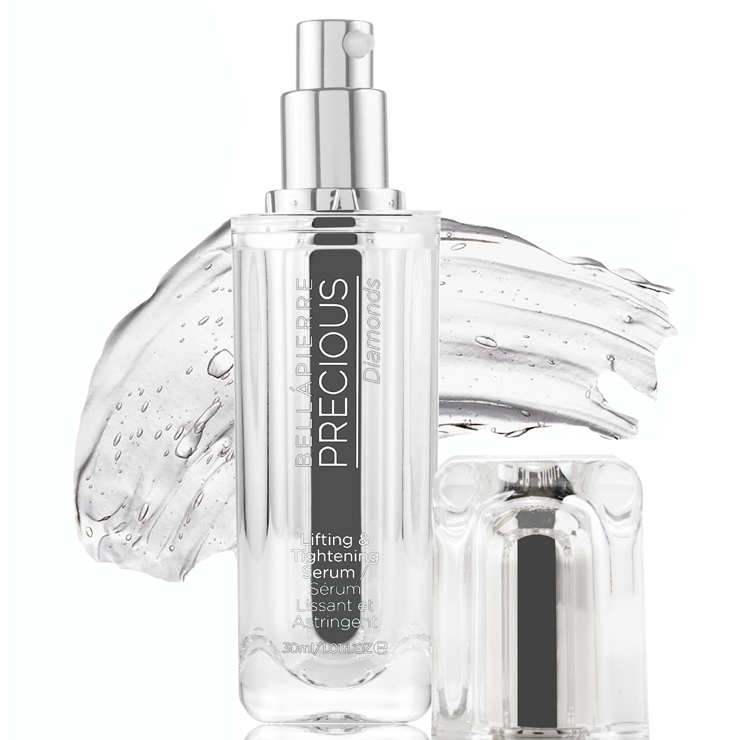 bellapierre PRECIOUS Diamonds – Suero para levantar y apretar  Despertar, revitalizar y tensar la piel cansada y flácida  Enriquecido con vitaminas