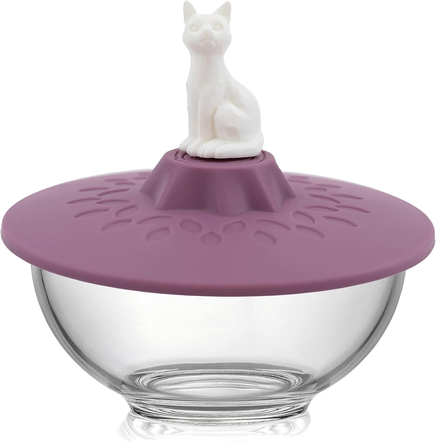 Tapa redonda de silicona de animales para cualquier taza, organizador de tapa para gabinete, se puede reutilizar, tapa de taza de café, cubierta de