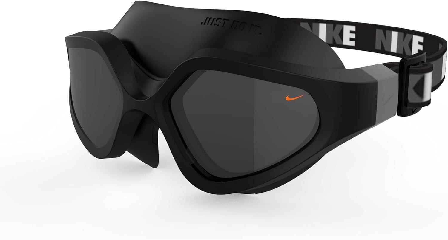Nike Expanse – Gafas de natación para adultos, talla única, negro oscuro
