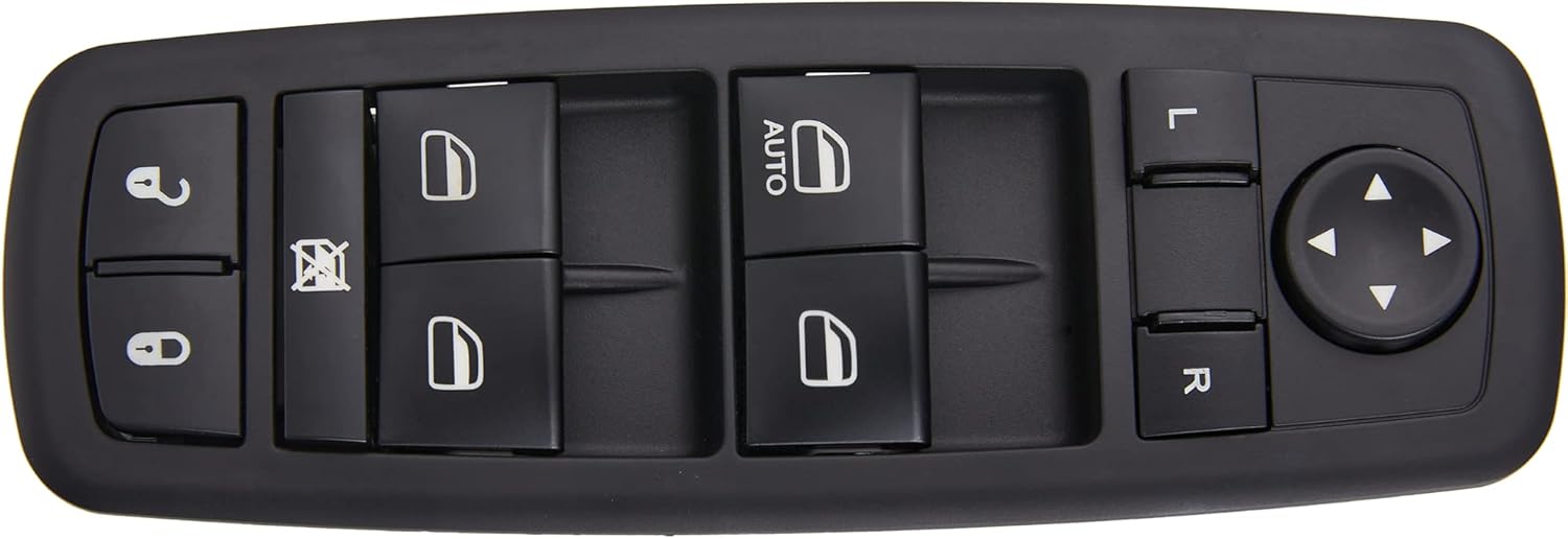 ZAPUSS Interruptor maestro de ventana para Jeep Liberty 2008-2012, Dodge Journey 2009-2010, Dodge Nitro 2008-2012 (luz verde) OE4602632AH