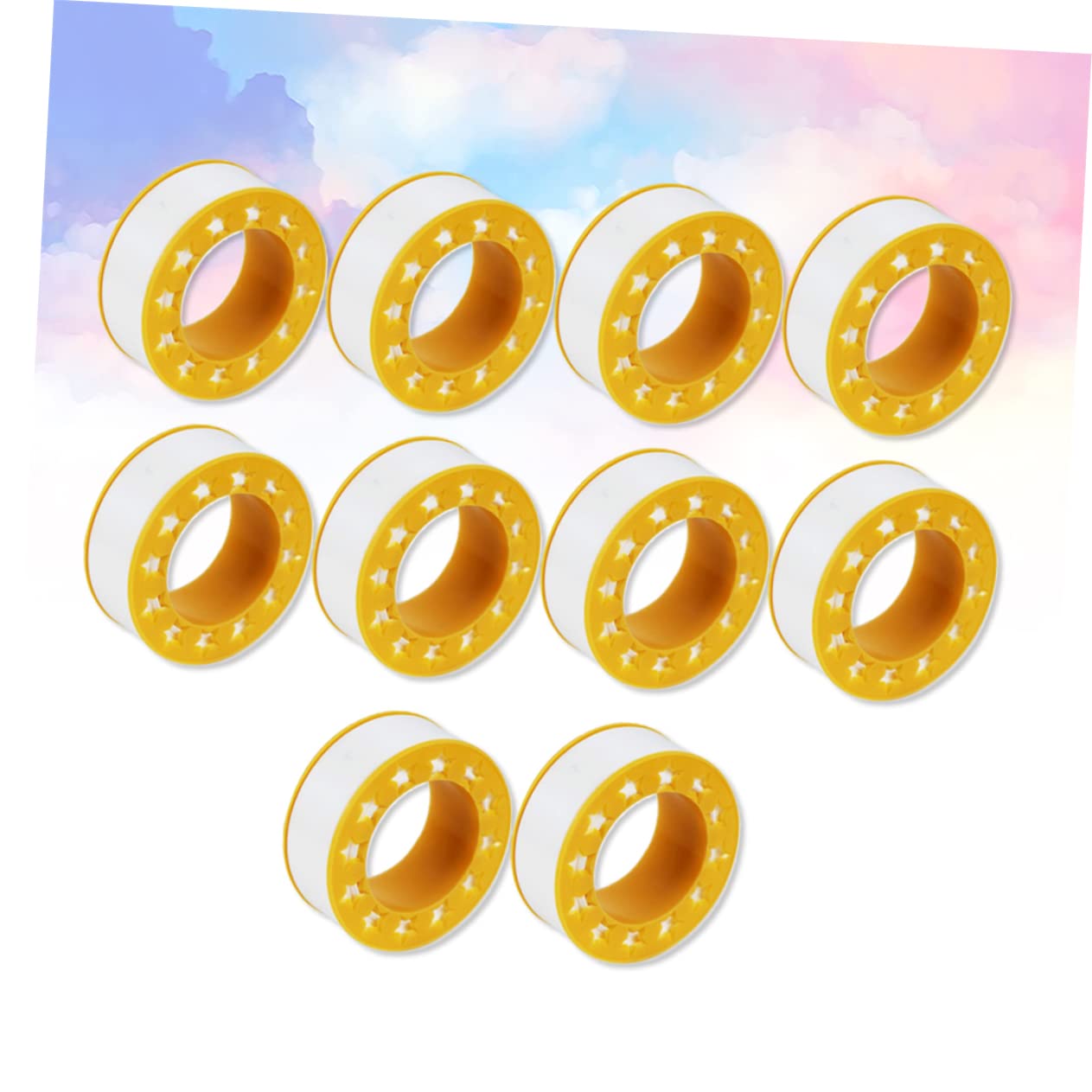 Uonlytech Cinta de sellado de cinta de sellado de cinta de PTFE Cinta duradera Cinta de fugas de tubería Cinta selladora de agua Cinta de rosca