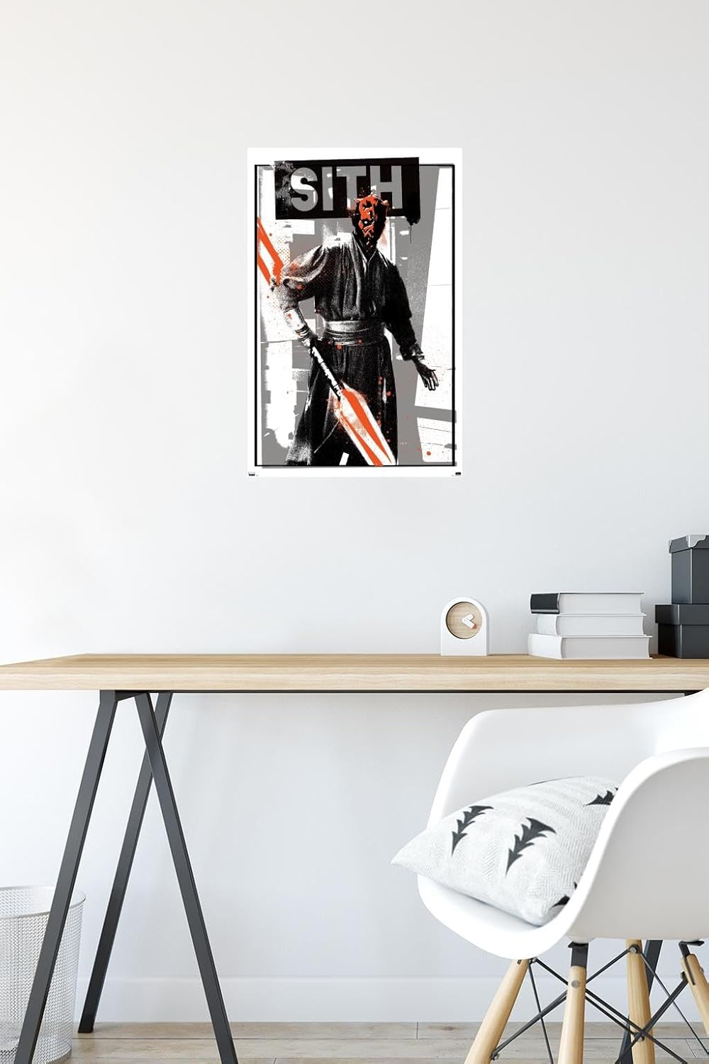 Trends International Star Wars The Phantom Menace – Póster de pared de Darth Maul Glitch