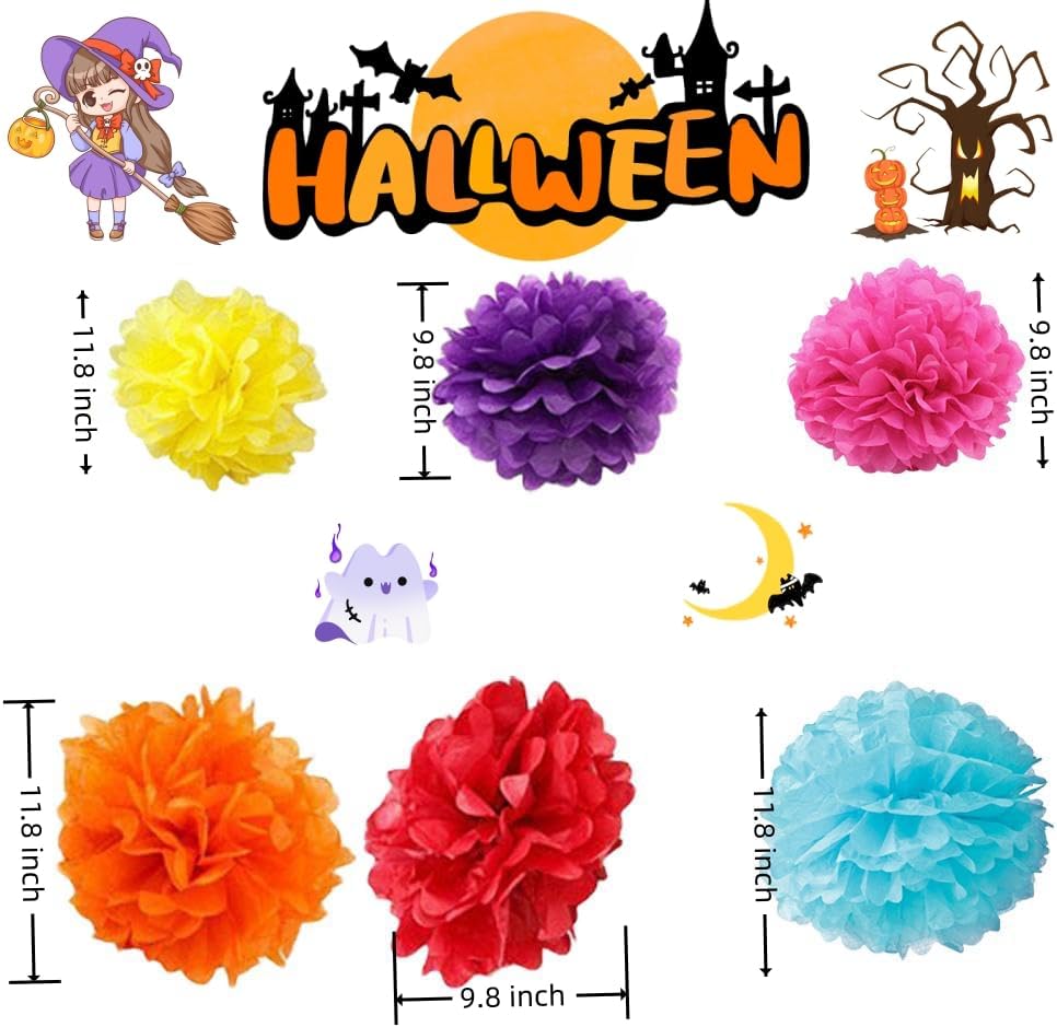 Kit de decoración de Halloween para tronco o golosina para auto, decoración de fiesta de Halloween al aire libre, Día de los Muertos, decoración de