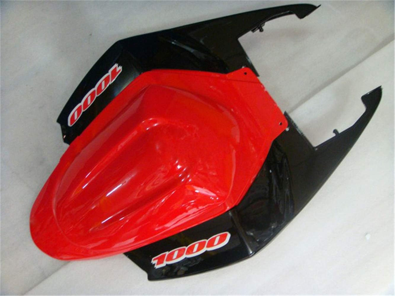 Carenado de carrocería rojo de plástico apto para Suzuki 2005 2006 GSXR 1000 Molde de inyección ABS Nuevo Aftermarket Kit de marco de cuerpo