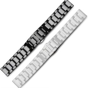 YANLITIAN – Correa de acero inoxidable de 0.866 in0.787 in con correa de cerámica compatible con Samsung Gear S3, compatible con Galaxy Watch de YANLITIAN – Correa de acero inoxidable de 0.866 in0.787 in con correa de cerámica compatible con Samsung Gear S3, compatible con Galaxy Watch de