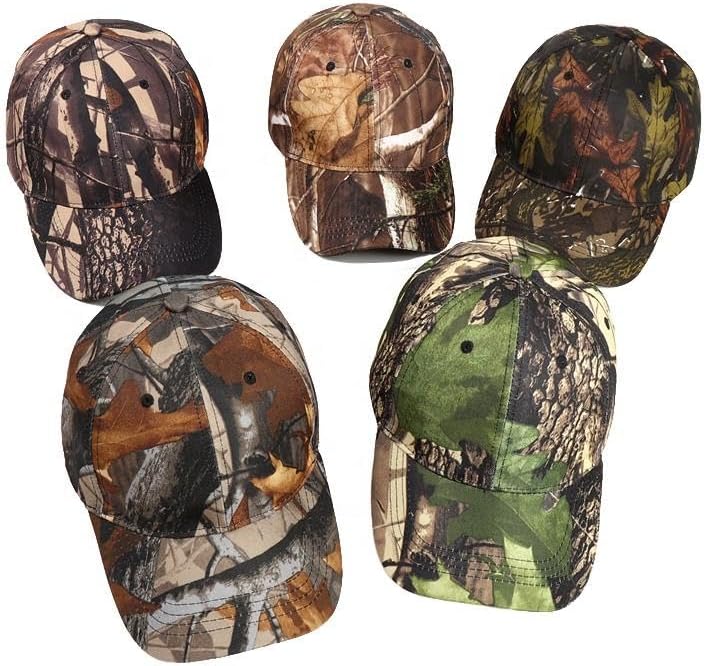 American Orange Premium Camo – Gorra de béisbol con correa de velcro para hombres y mujeres, de algodón, ajustable, estilo táctico