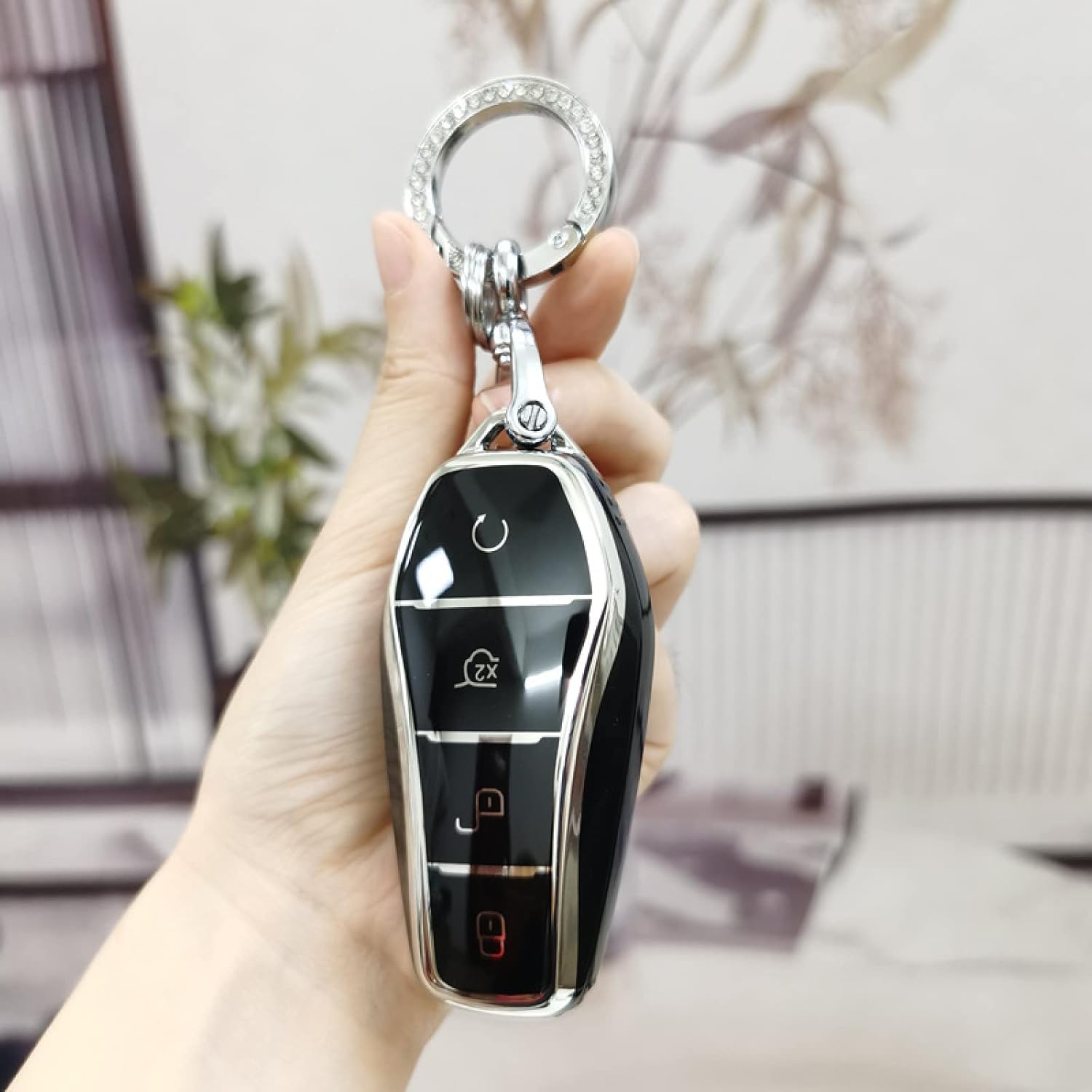 Funda de TPU suave para llave de coche, para BYD Han EV Dolphin Tang DM Qin Plus Song Pro MAX Yuan Dmi D1 EA1 ATTO 3 2018-2022 4 botones