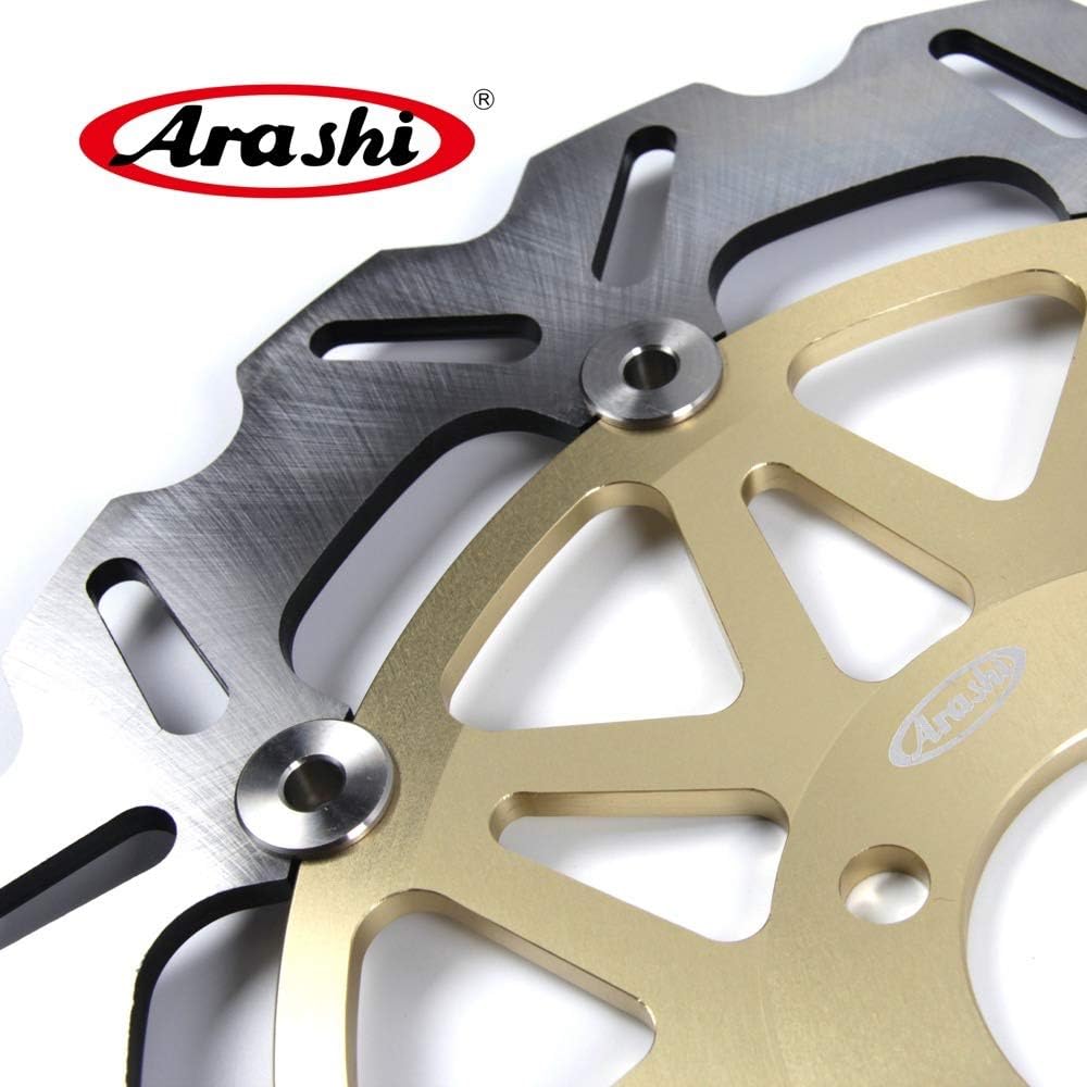 Arashi Rotores de disco de freno delantero trasero para Kawasaki Ninja ZX12R 2000-2003 Accesorios de repuesto de motocicleta ZX-12R ZX 12R 2001 2002
