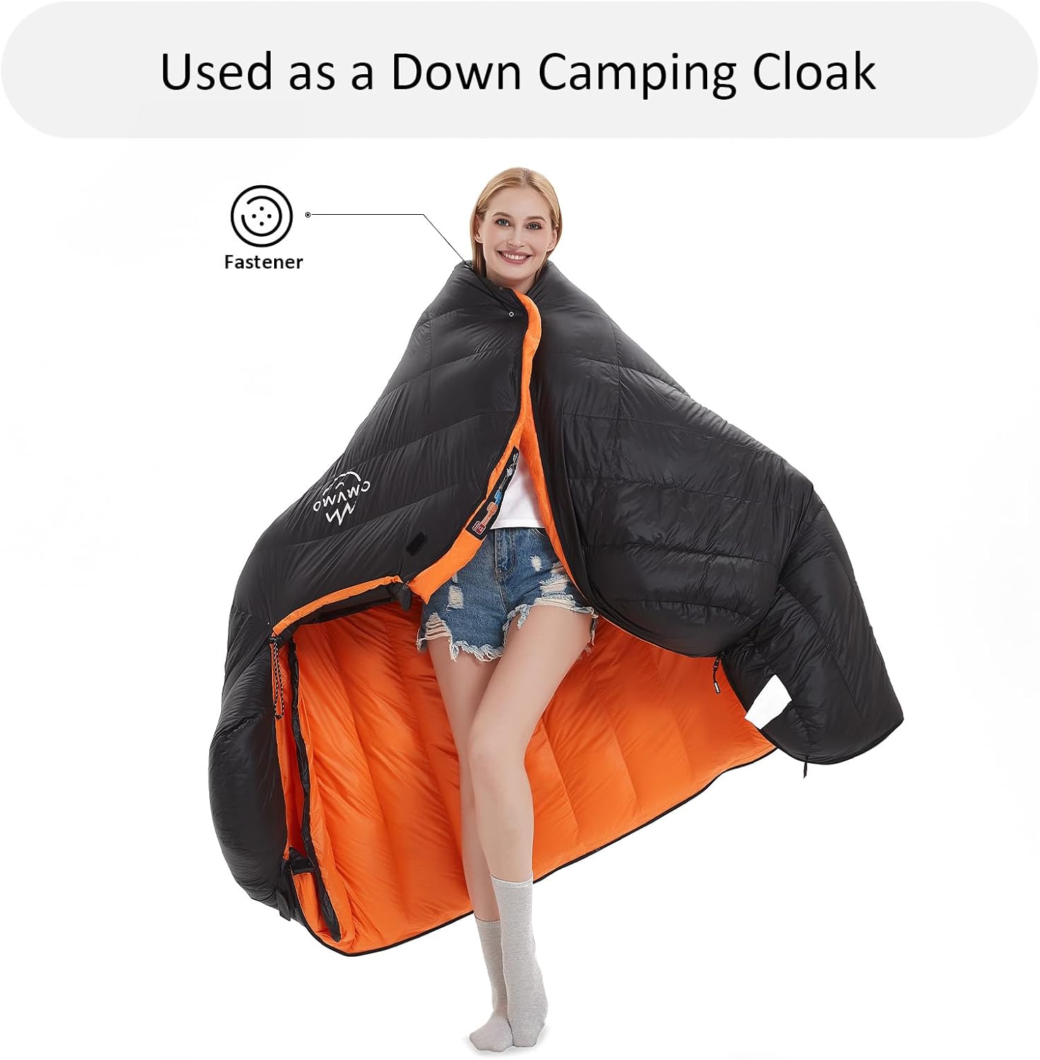 Saco de dormir de plumón de pato de 15F y 10F para adultos, potencia de relleno de 650, ultraligero para 4 estaciones, saco de dormir rectangular