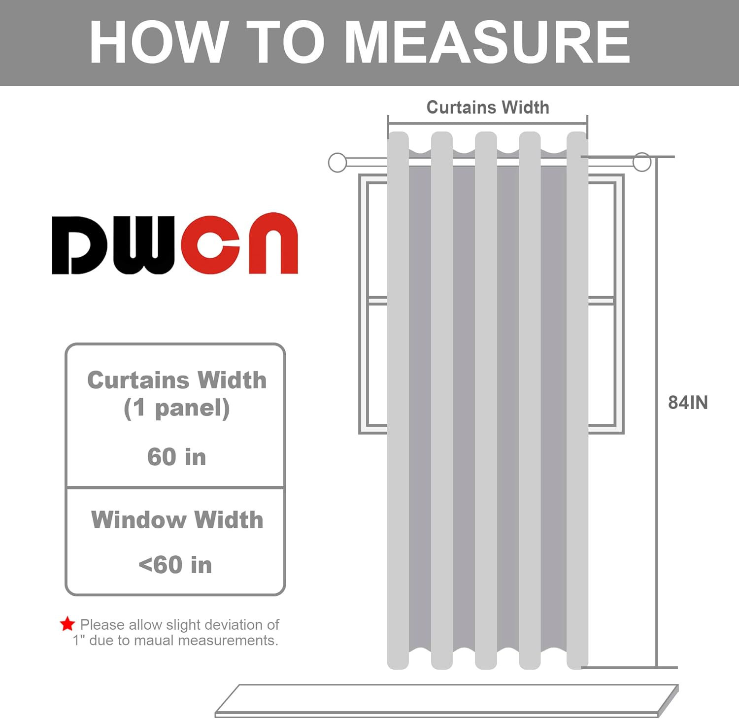 DWCN Panel de cortina opaca para dormitorio, con aislamiento térmico, ahorro de energía, con ojales, para puerta de patio, cortina larga divisor de