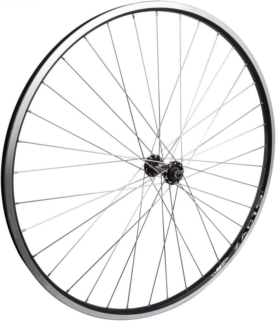 Wheel Master 700c – Rueda trasera de liberación rápida, 36H, buje de casete de 8 velocidades, negro (MSW)negroacero