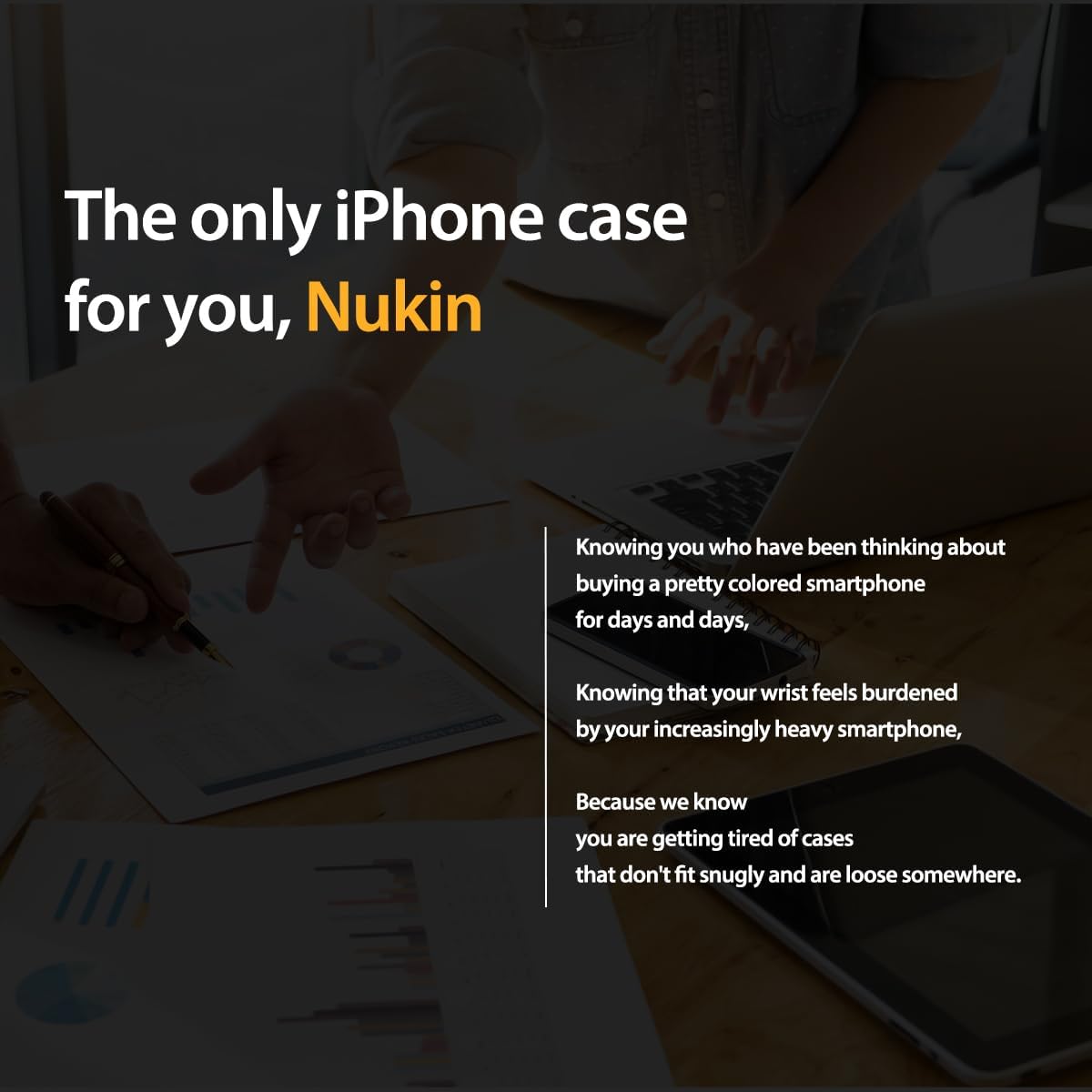 araree Nukin – Funda diseñada para iPhone 15 Pro, cubierta delgada de policarbonato duro antiarañazos, antiamarillamiento, a prueba de golpes,