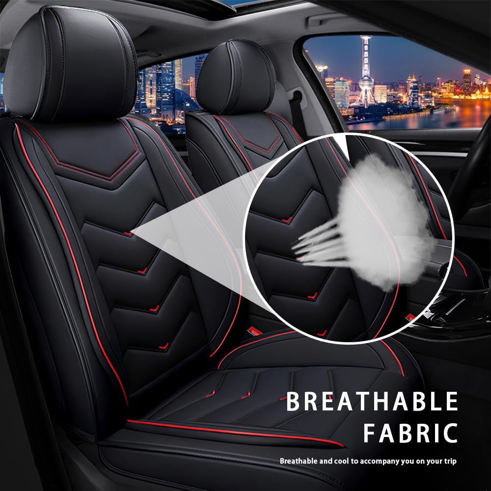 POOUOO Funda de asiento de automóvil para Audi Q8 2000-2023, funda de asiento deportivo impermeable y resistente al desgaste, protector de asiento
